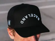 Raceland Inverted Logo Hat - Black - Image 2