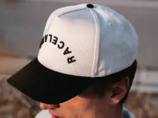Raceland Inverted Logo Hat - Cream